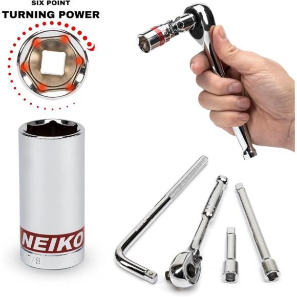 Drive Socket Set with Quick Release Ratchet (90 Tooth) - Picture 2 of 6